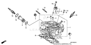 Rear Cylinder Head Schematic