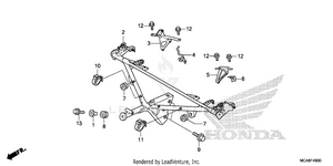 Cowl Stay Schematic