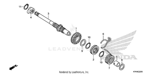Kick Starter Spindle Schematic
