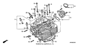 Cylinder Head Schematic
