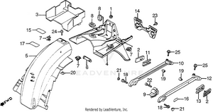 Rear Fender Schematic