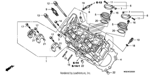 Cylinder Head (fr.) Schematic