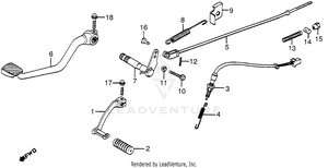 Brake Pedal + Change Pedal Schematic