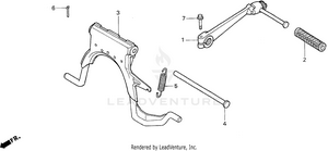 Stand + Starter Arm Schematic