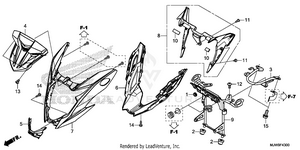 Front Cowl Schematic