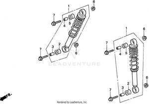 Front Shock Absorber Schematic