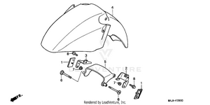 Front Fender (1) Schematic