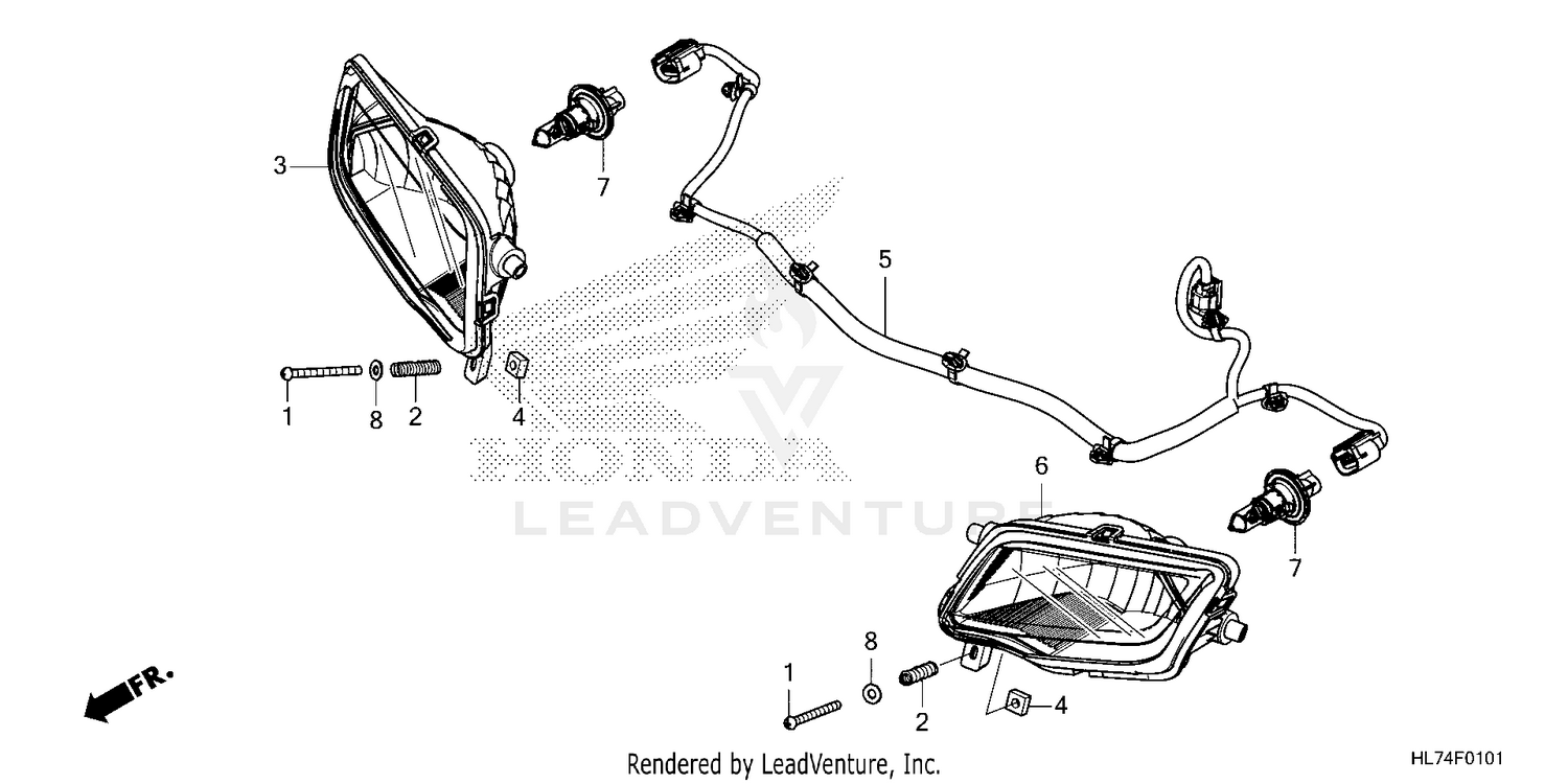 HEADLIGHT (HALOGEN)