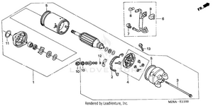 Starting Motor Schematic