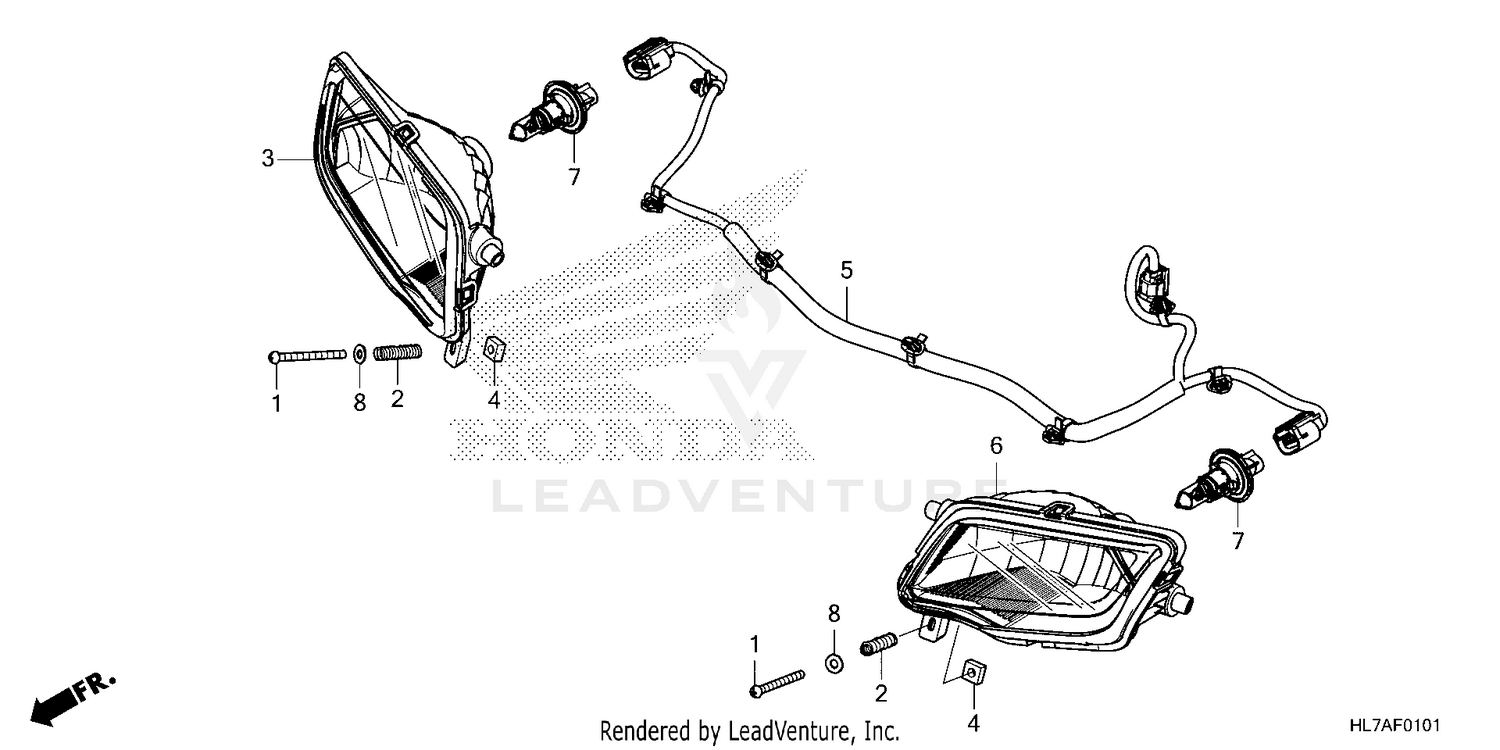 HEADLIGHT (HALOGEN)