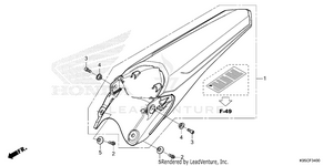 Rear Fender Schematic