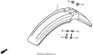 Front Fender Schematic