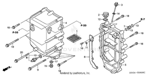 Oil Tank (trx500fa'01-'04/fga'04) Schematic