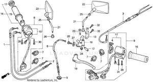 Vt1100c2switches + Cables + Mirrors 95-97 Schematic