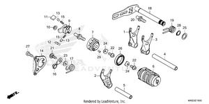 Gearshift Drum Schematic