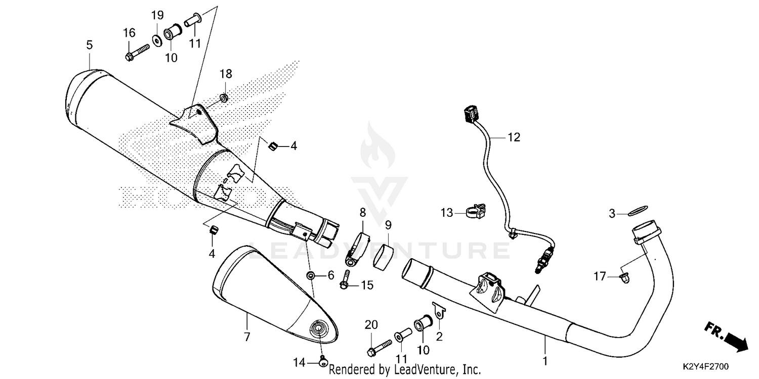 MUFFLER (CMX300)