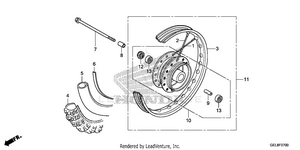 Front Wheel Schematic