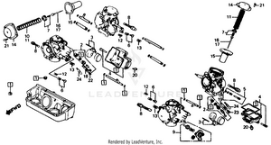 Carburetor Comp. Parts Schematic