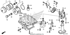 Oil Pan@oil Pump Schematic