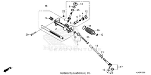 Steering Gear Box@tie Rod Schematic