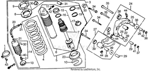 Rear Shock Absorber Schematic