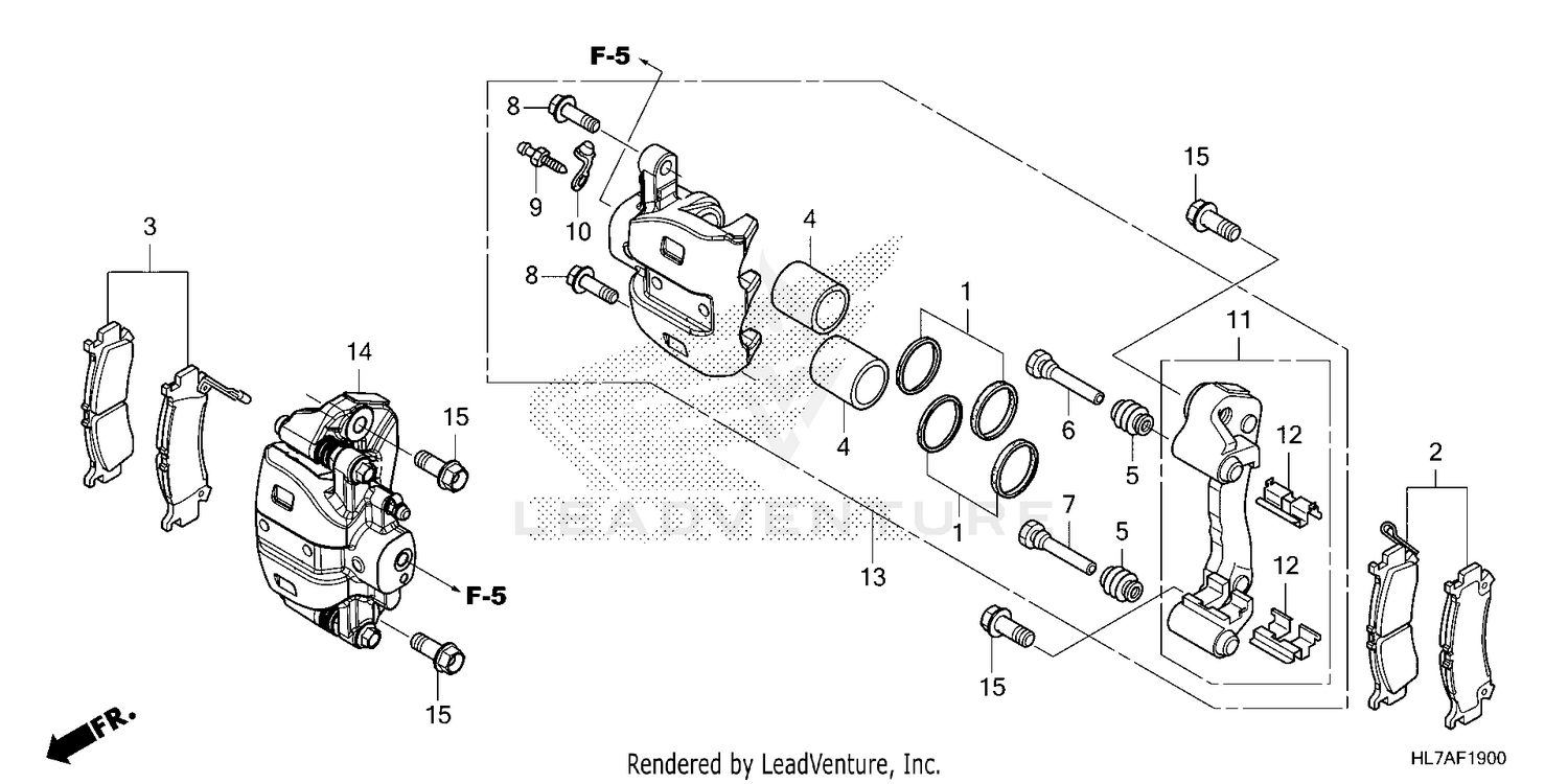 FRONT BRAKE CALIPER