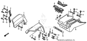Front Fender + Floor Schematic