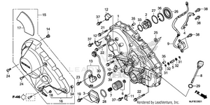 Right Crankcase Cover (2) Schematic
