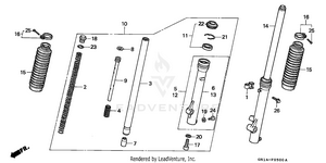 Front Fork Schematic