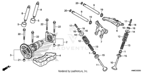 Camshaft@valve Schematic