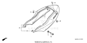 Rear Cowl ('04-'06) Schematic