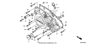 Right Crankcase Cover Schematic