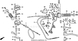 Handle Switch + Cables Schematic