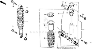 Front Shock Absorber Schematic