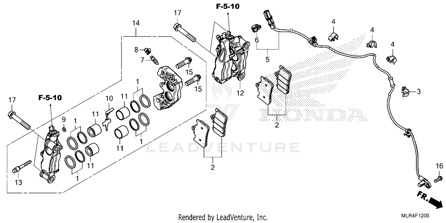 FRONT BRAKE CALIPER