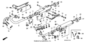Muffler (vtx1800f) Schematic