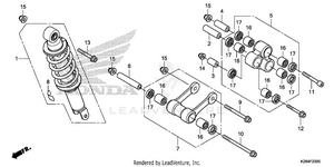 Rear Shock Absorber Schematic