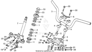 Handlebar + Steering Stem Schematic