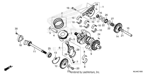 Crankshaft@piston Schematic