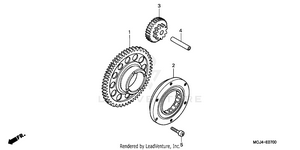 Starting Clutch Schematic