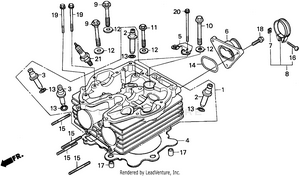 Cylinder Head Schematic