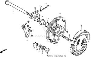 Rear Brake Pedal Schematic