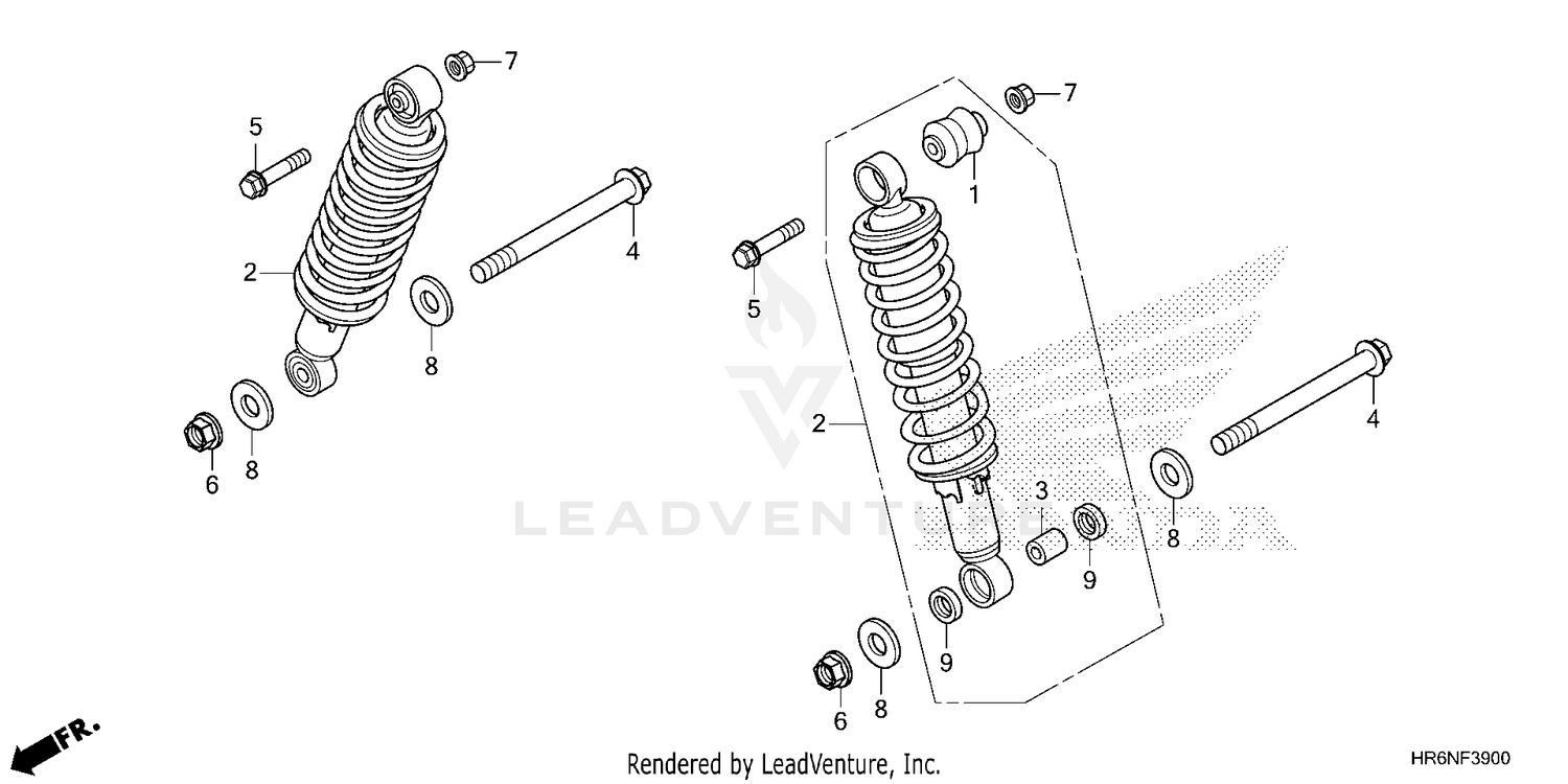 REAR SHOCK ABSORBER