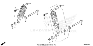 Rear Shock Absorber Schematic