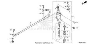 Rear Brake Master        Cylinder Schematic