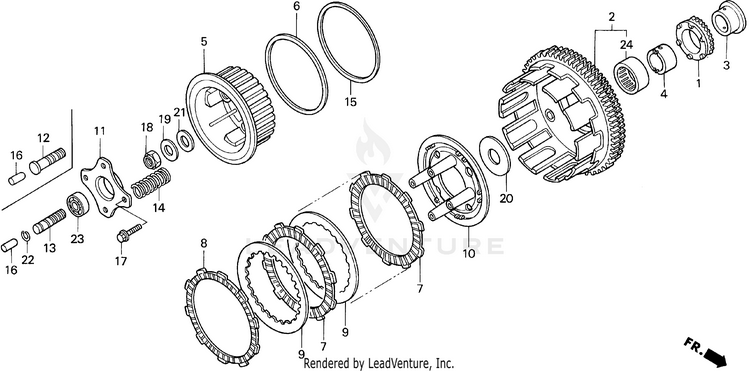 1992 Honda CBR600F2 OEM Parts