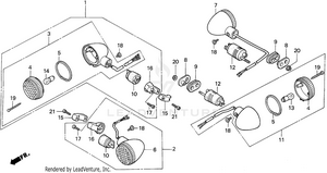 Vt1100c Turn Signal 95-96 Schematic