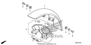 Front Fender Schematic
