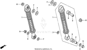 Rear Shock Absorber Schematic