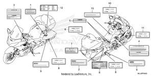 Caution Label Schematic